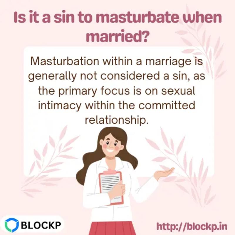 Is it a sin to masturbate when married