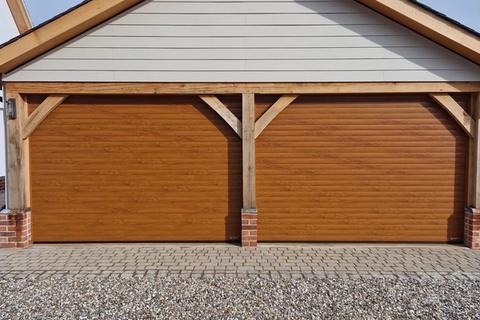 Chevron cedar timber doors