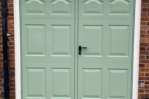 Chevron style door