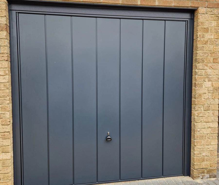 Automated up & over garage door