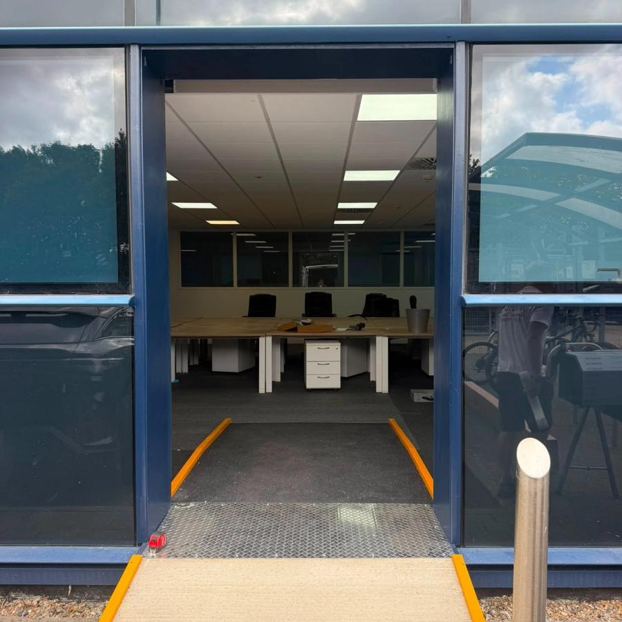 Open Secure Roller Door
