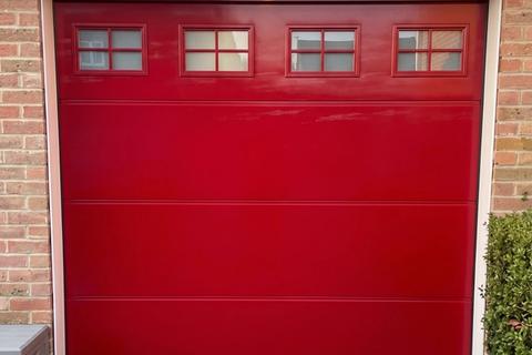 Sectional garage door