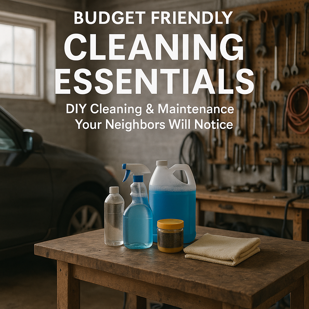 Budget-Friendly Cleaning Essentials for DIY Cleaning & Maintenance Your Neighbors Will Notice (Winter, December, Christmas)