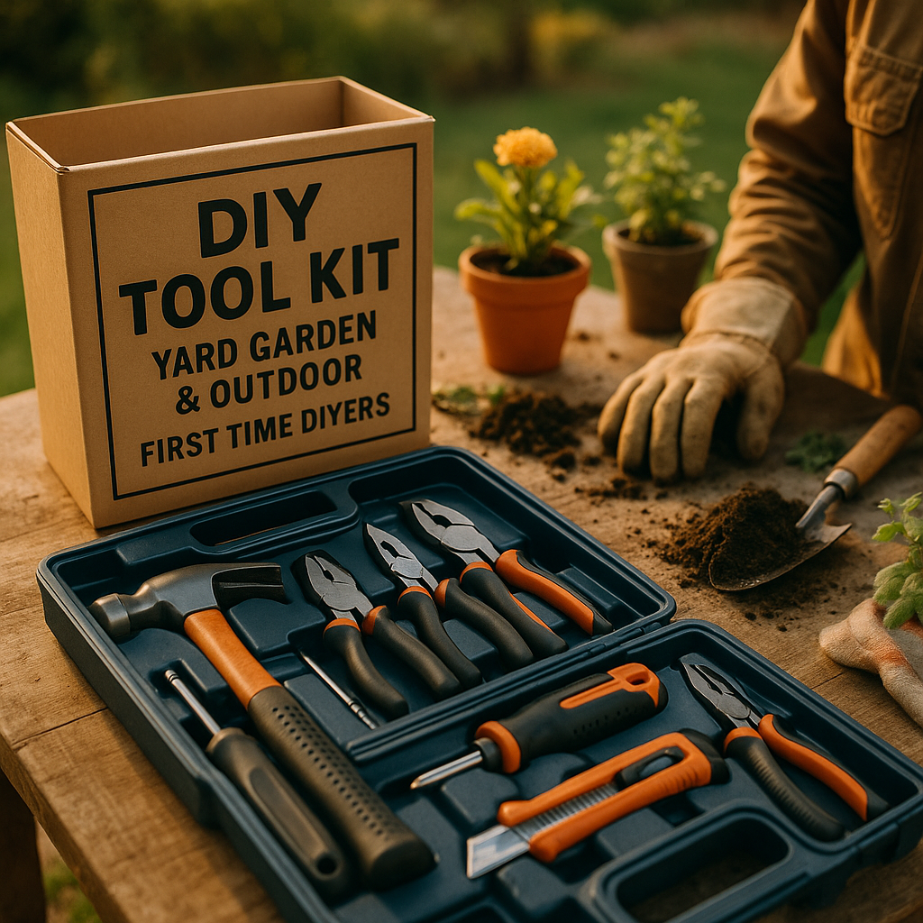 Easy DIY Tool Kits for Yard, Garden, & Outdoor DIY for First-Time DIYers (Winter, December, Year-End)