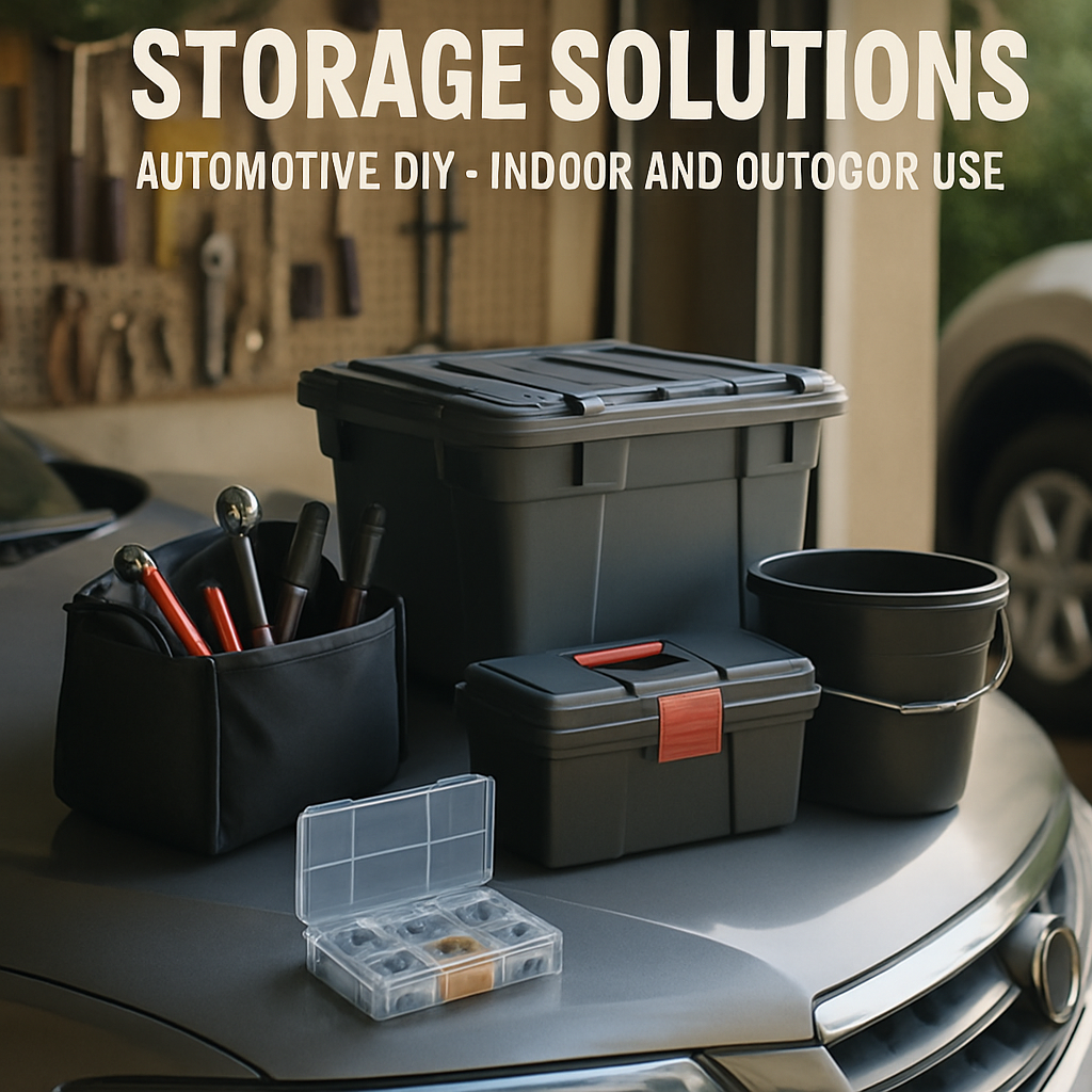 Time-Saving Storage Solutions for Automotive DIY for Indoor and Outdoor Use (Fall, September)
