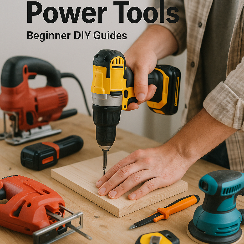 What You Need for Power Tools for Beginner DIY Guides to Prep for Spring (Winter, December, Year-End)