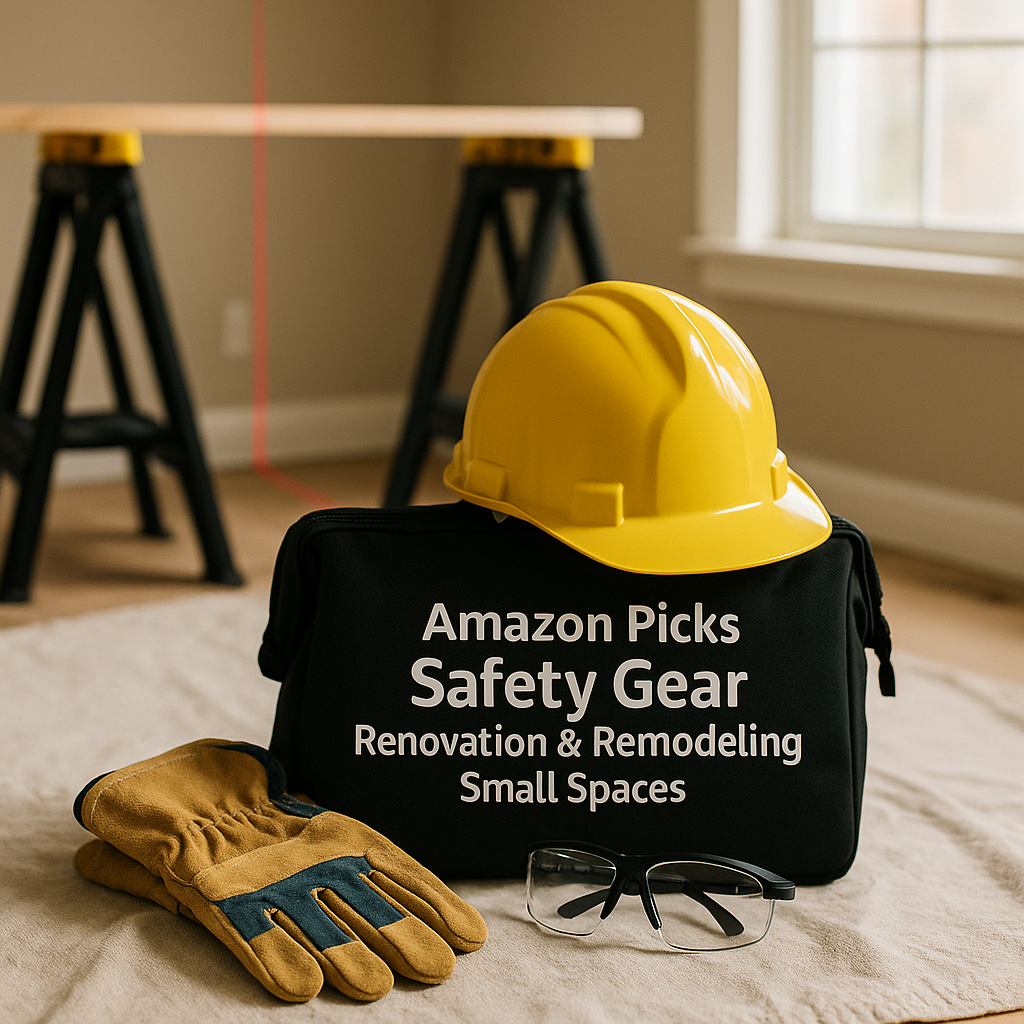 Amazon Picks for Safety Gear for Renovation & Remodeling for Small Spaces (Summer, August)