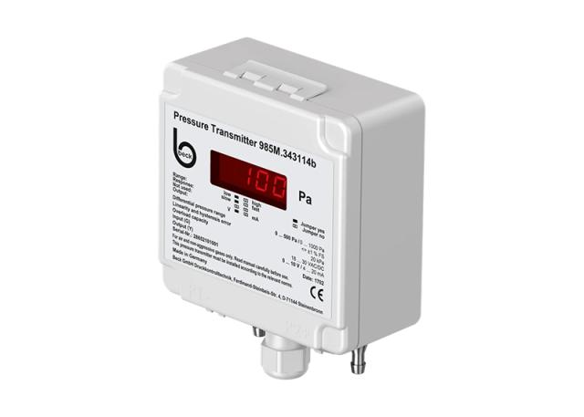 Draft Pressure Transmitter 985