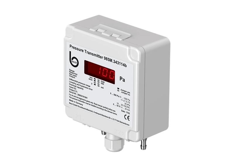 Draft Pressure Transmitter 985