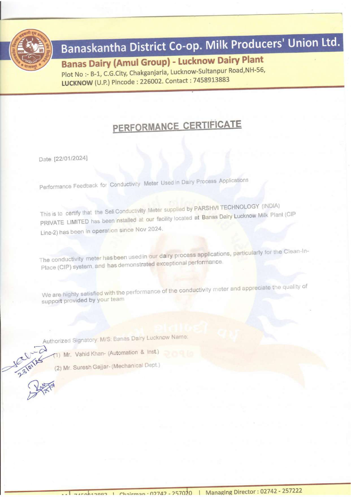 Vahid Khan testimonial image
