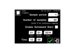 6 Channel Handheld Temperature Data Logger with Touch Screen