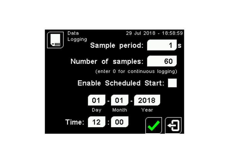 6 Channel Handheld Temperature Data Logger with Touch Screen