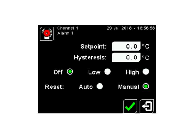 6 Channel Handheld Temperature Data Logger with Touch Screen