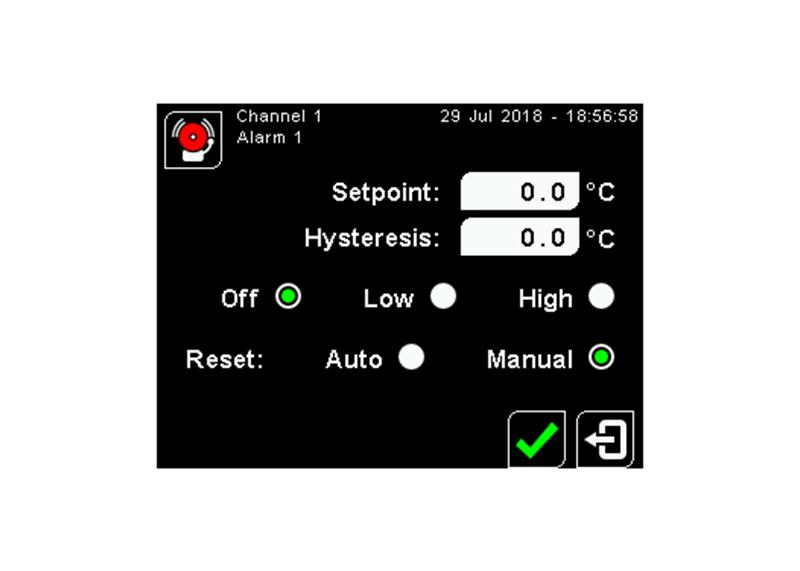 6 Channel Handheld Temperature Data Logger with Touch Screen