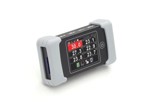 6 Channel Handheld Temperature Data Logger with Touch Screen