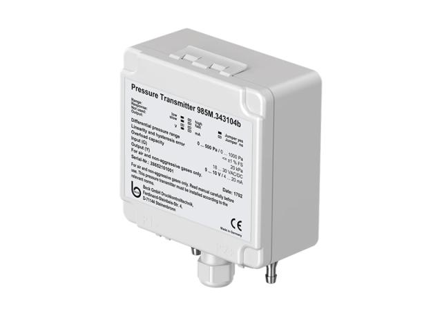 Draft Pressure Transmitter 985