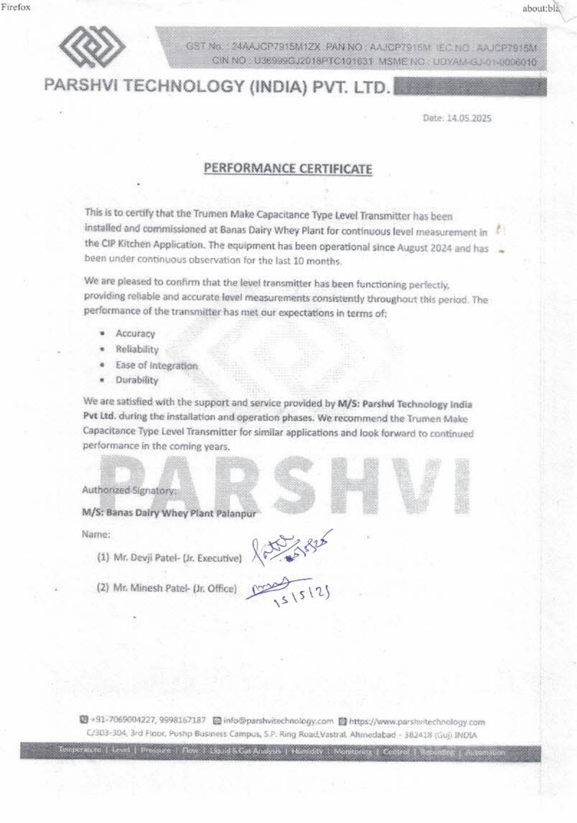 Devji Patel testimonial image