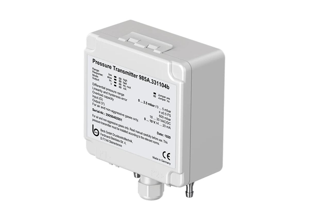 Draft Pressure Transmitter 985