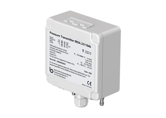 Draft Pressure Transmitter 985
