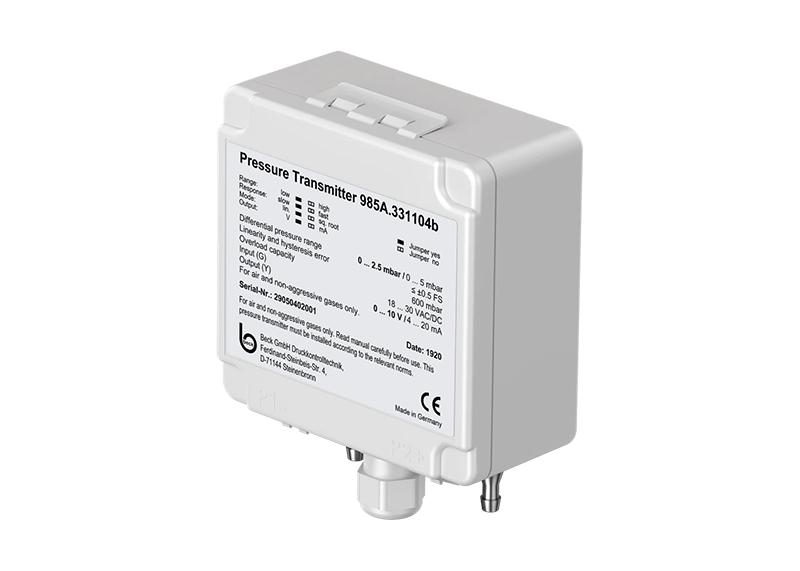 Draft Pressure Transmitter 985