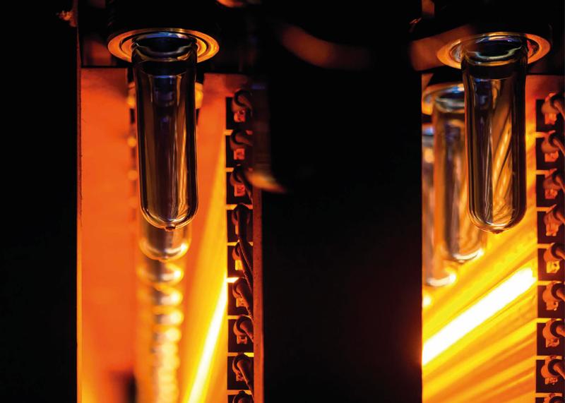 Blow Moulding Infrared Temperature Measurement
