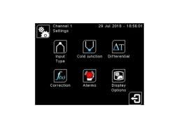 6 Channel Handheld Temperature Data Logger with Touch Screen