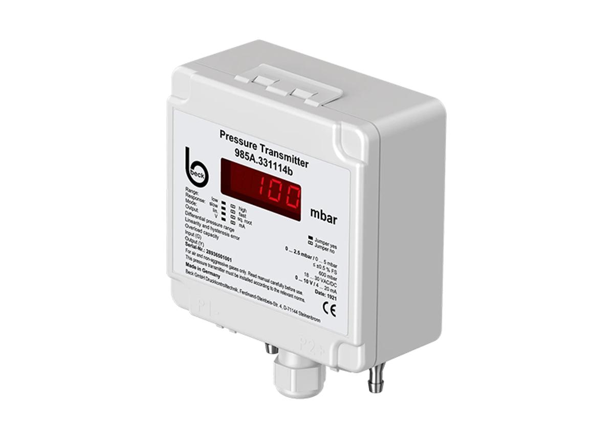 Draft Pressure Transmitter 985