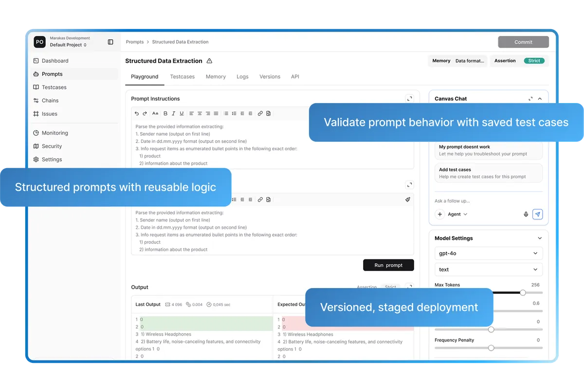 Structured Prompt Development