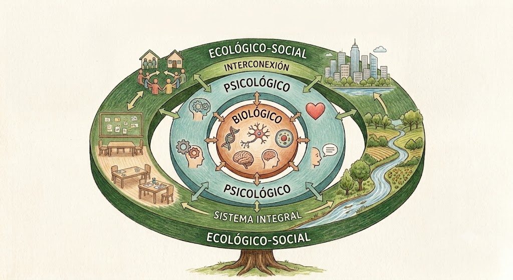 Los 4 pilares del Paradigma Ecobiopsicosocial