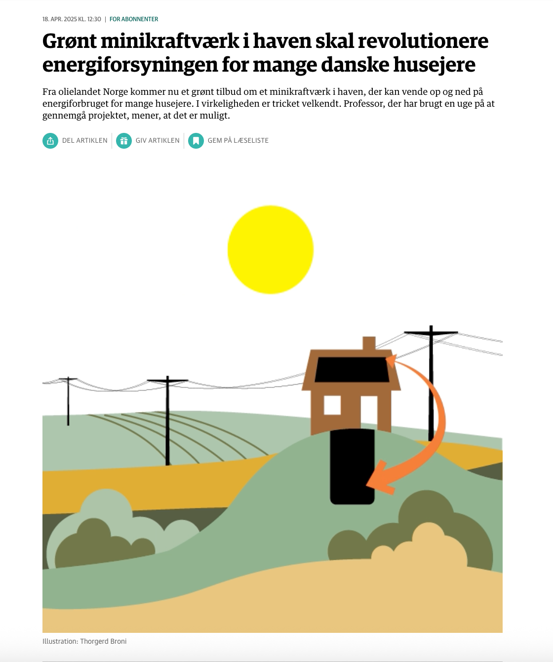 Photoncycle in Jyllands-Posten