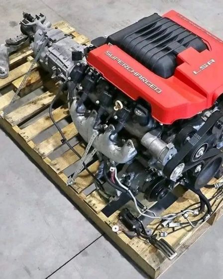 LSA 6.2L Supercharged Engine paired with Tremec TR-6060 six-speed Manual Transmission | Auto parts | San Gwann | 1