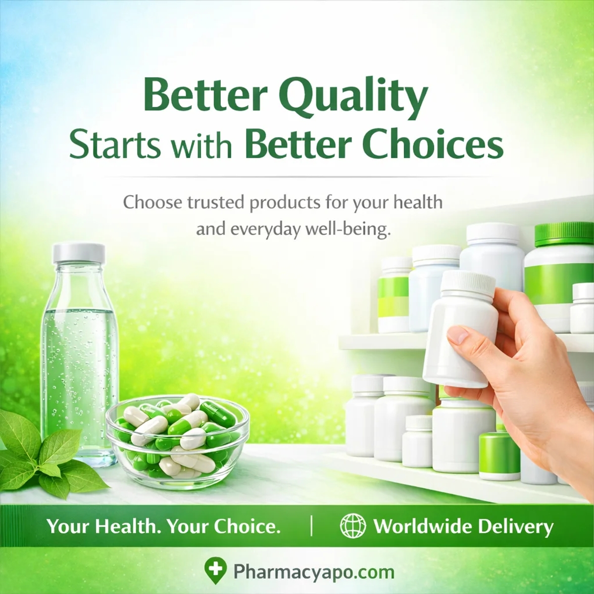 Better Quality Starts with Better Choices | Care products | London | Ad gallery (SEO) | 1