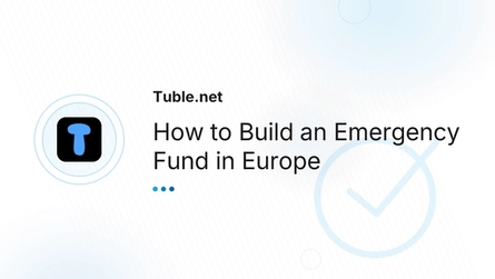 How to Build an Emergency Fund in Europe