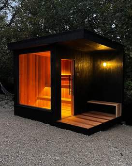 🇮🇪 Håndlaget luksussauna-bygget i Irland, levert til Norge 🇳🇴