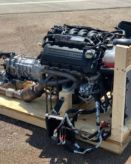 ford mustang Shelby GT350 5.2l engine paired with TR6060 6spd manual transmission | Ford | Bristol | 1