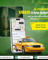 Launch a smart ride app with SpotnRides AI Uber clone