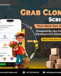 Launch Your Multi-Service Business with SpotnRides Grab Clone App!