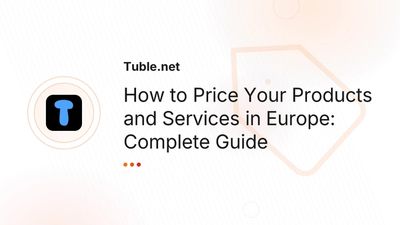 Pricing Strategy Europe: Set Prices for EU and UK Markets