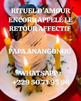 Retour d'affection rapide. Tél +22950719596. Retour affectif rapide en 48h
