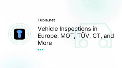 Vehicle Inspections in Europe — MOT, TÜV, CT, APK Guide