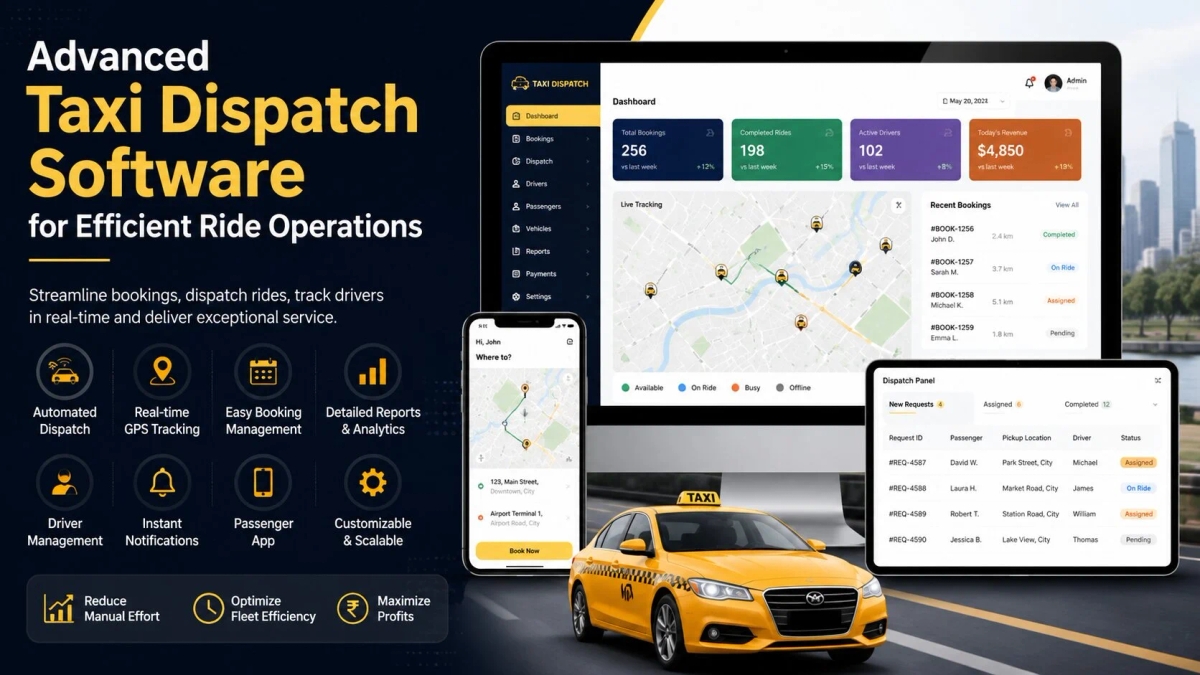 Advanced Taxi Dispatch Software for Efficient Ride Operations | Website Creation Services | Cologne | Ad gallery (SEO) | 3