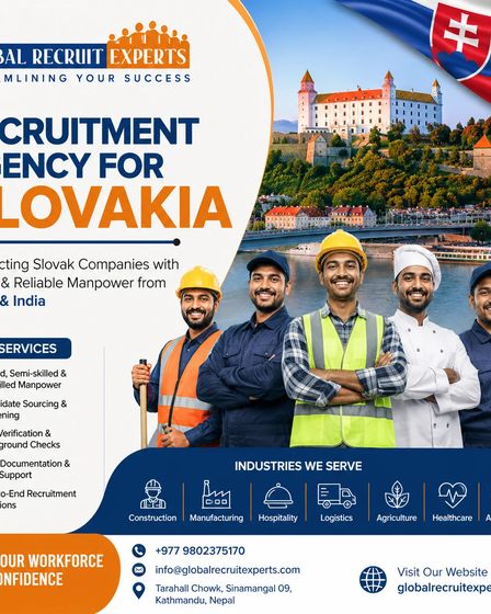 Recruitment Agency for Slovakia – Skilled Manpower from Nepal & India | Other Services | Bratislava | 1