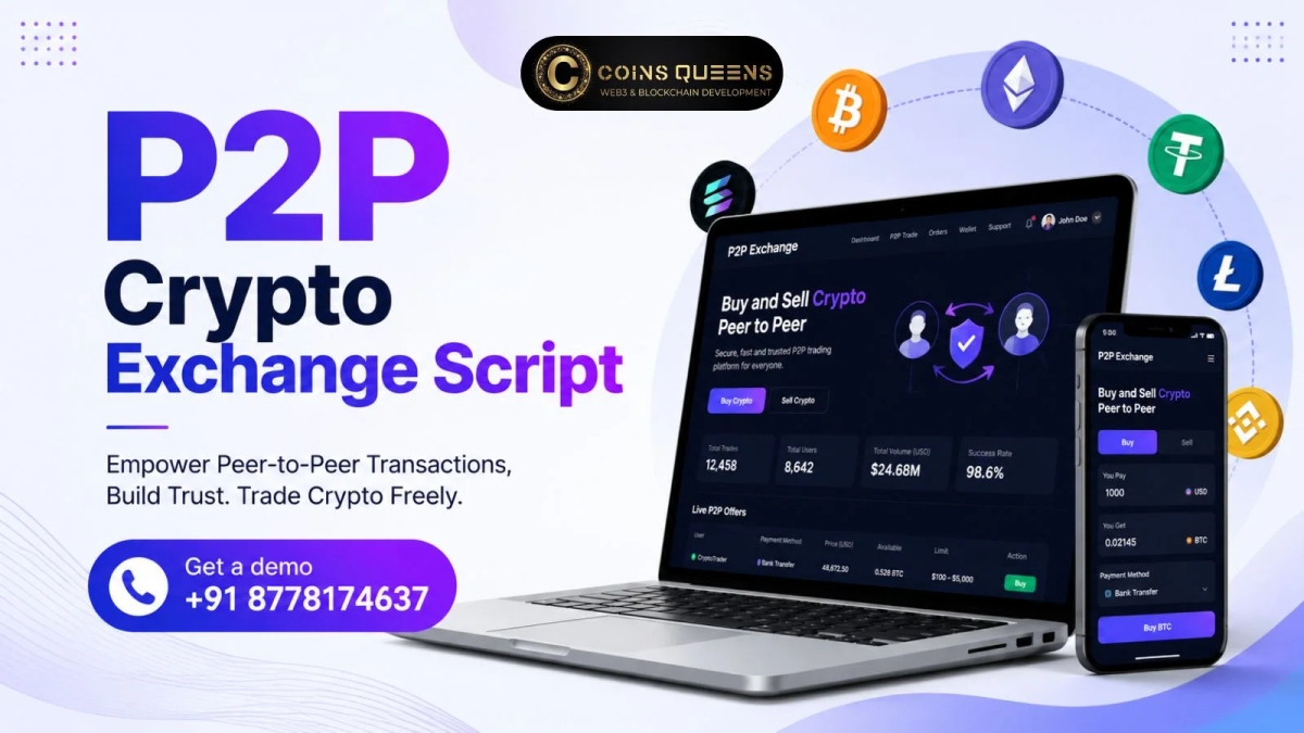 Turn P2P Concepts into Trading Platforms with P2P Crypto Exchange Script | Website Creation Services | Donetsk | Ad gallery (SEO) | 3