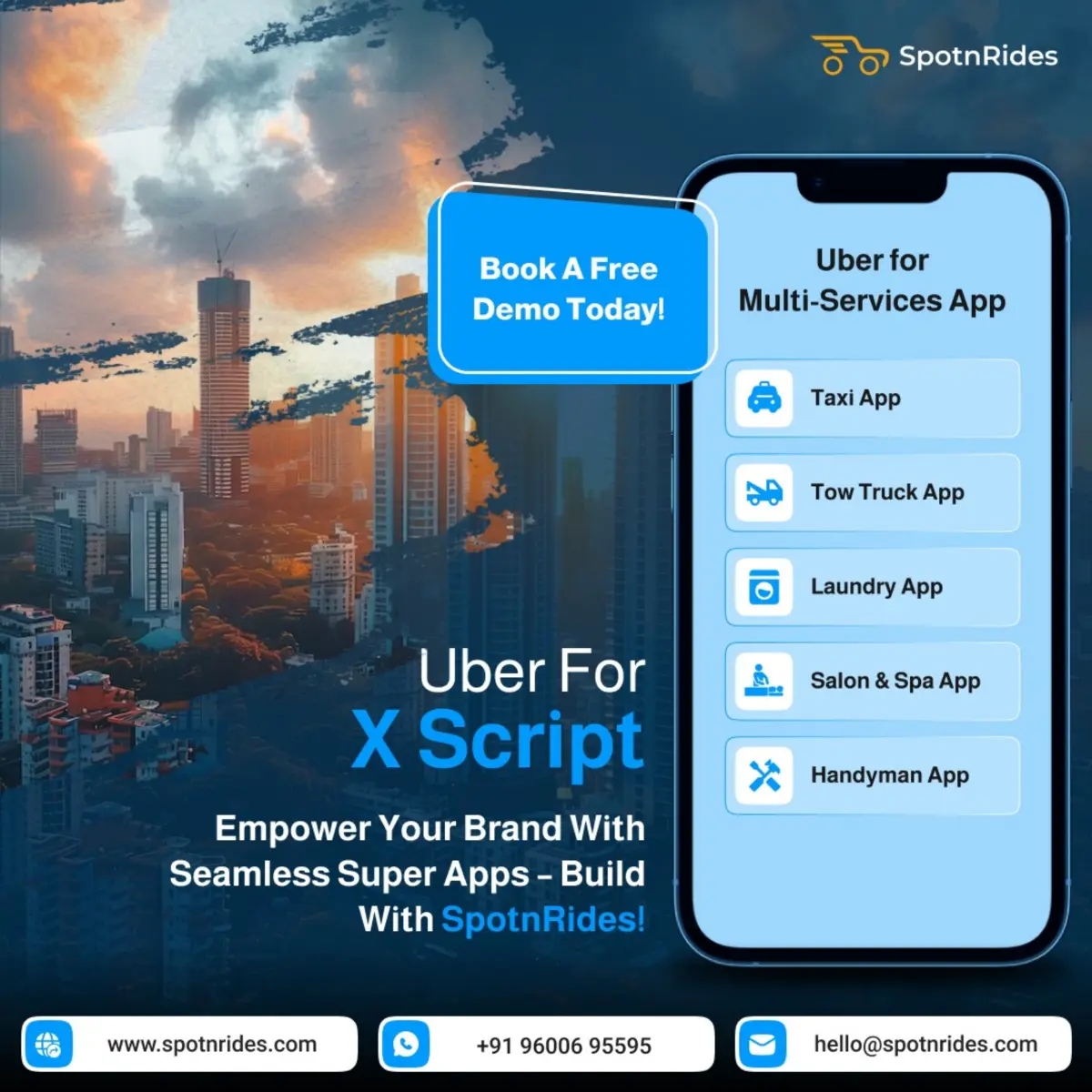 Develop An AI-Powered Multi-Service App With SpotnRides | Other Services | Durres | Ad gallery (SEO) | 1