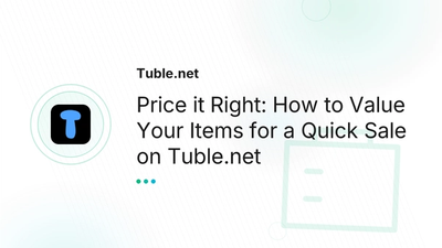 How to Price Used Items to Sell Fast | Tuble.net Europe