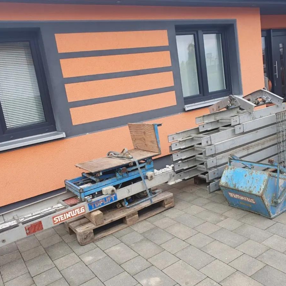 20m Steinweg Dachaufzug Dachdeckeraufzug Schrägaufzug Bauaufzug Stecklift Aufzug | Building materials | Berlin | Ad gallery (SEO) | 1