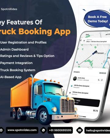 Take Your Logistics Business to the Next Level with SpotnRides Truck Booking App