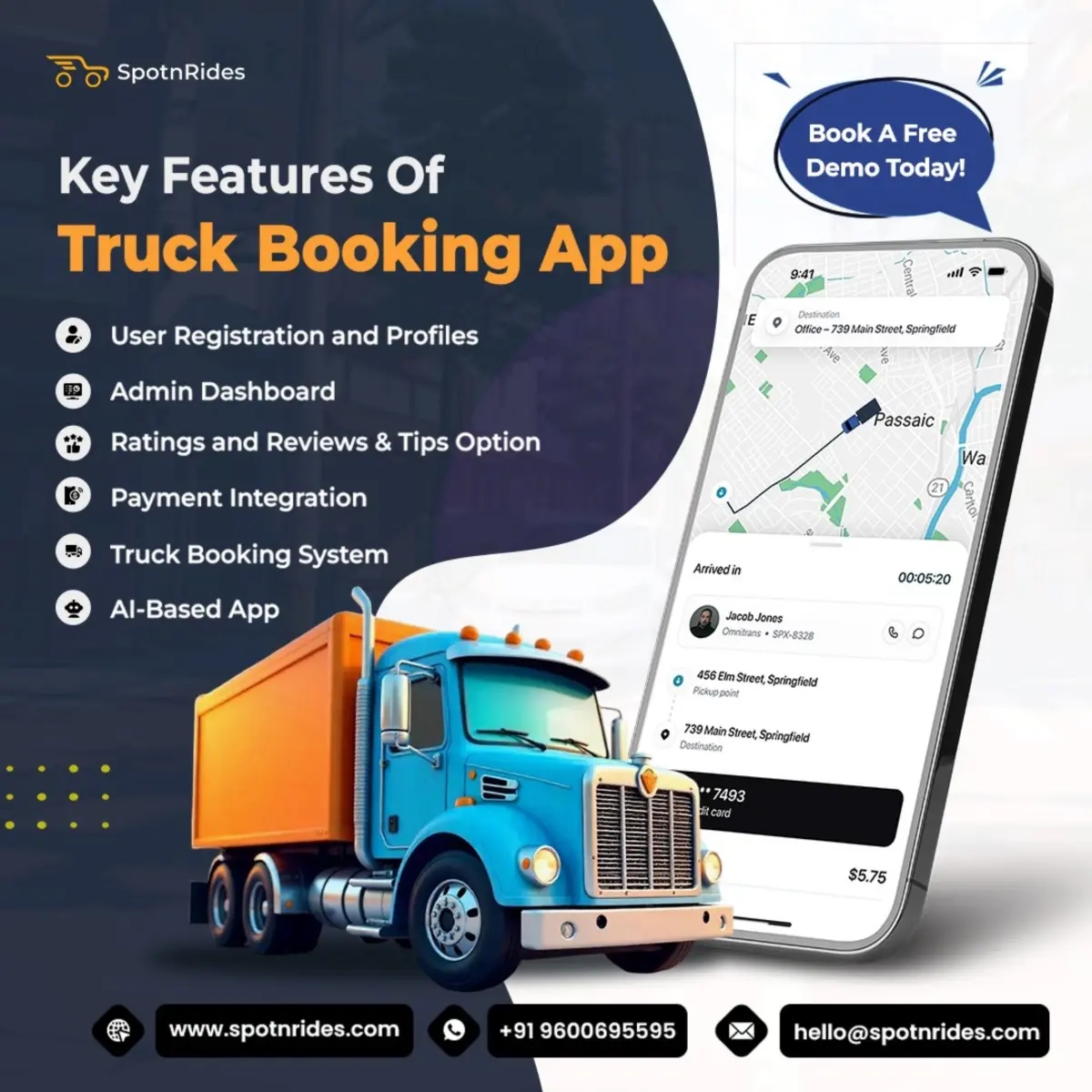 Take Your Logistics Business to the Next Level with SpotnRides Truck Booking App | Other Services | Berat | Ad gallery (SEO) | 1