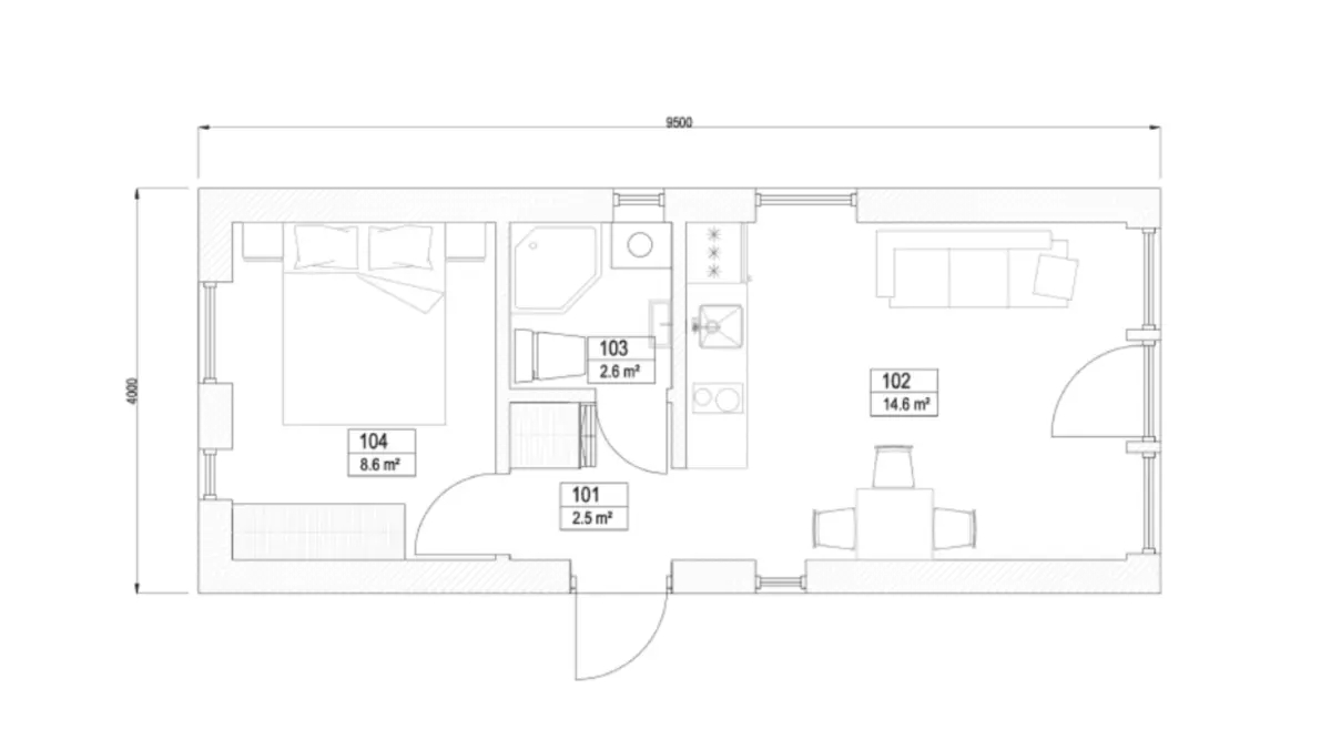Frame Panel Modular House with 38 m² Terrace | Selling a house | Oslo | Ad gallery (SEO) | 3