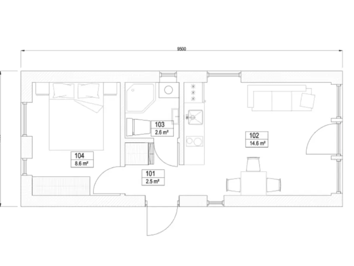 Frame Panel Modular House with 38 m² Terrace | Selling a house | Oslo | Ad gallery (SEO) | 2
